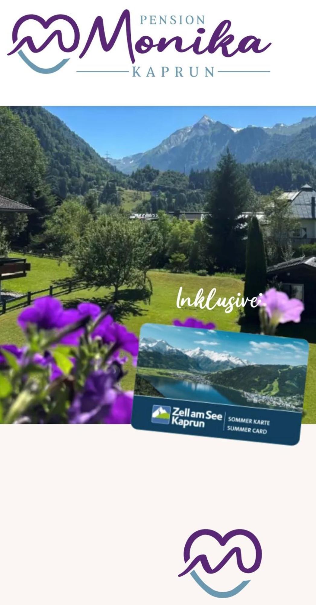 Pension Monika - Kaprun Bagian luar foto